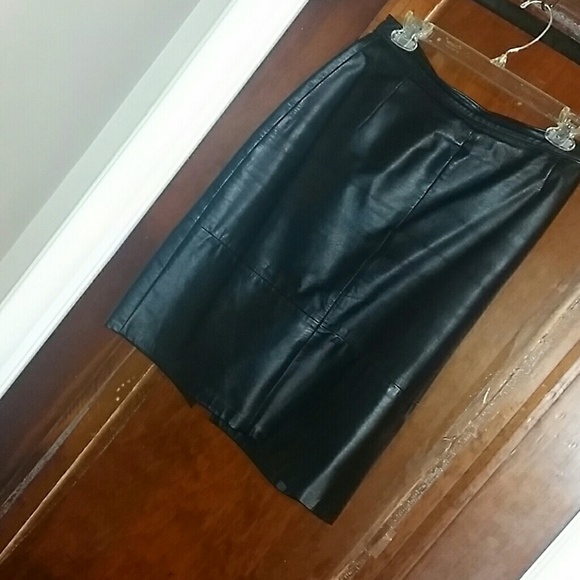 Vintage Dresses & Skirts - Genuine leather skirt